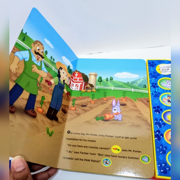 PAW patrol "Pawsome Farm Friends" Interactive Board Book - Picture 5 of 9